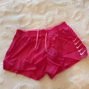 Nike Women's Bright Pink Athletic Shorts